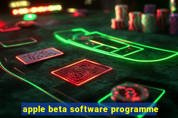 apple beta software programme